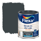 Flexa Strak in de Lak binnenlak zijdeglans RAL 7016 grafietblauw 750 ml