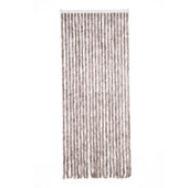 Gamma Livn deurgordijn Chenille taupe 90x220 cm aanbieding