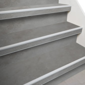 Firststep traprenovatie set laminaattreden steendecor grijs 4 stuks