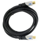 Q-Link HDMI kabel high speed gold plated 3D 5 meter zwart