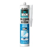 Bison siliconenkit sanitair wit 300 ml