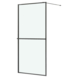 Allibert inloopdouche Milton 90x200 cm helder glas/mat zwart