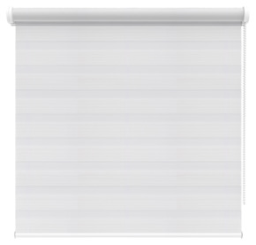 GAMMA duo rolgordijn lichtdoorlatend wit (kleurnr. 4500) 60x160 cm (bxh)