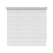 GAMMA duo rolgordijn lichtdoorlatend wit (kleurnr. 4500) 120x160 cm (bxh)