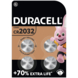 Duracell Batterij CR2032 Lithium-knoopcelbatterij 3V 4 stuks