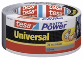 Tesa Universal Extra Power tape zilver 25 m x 50 mm