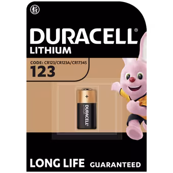 Duracell Batterij CR123A Lithium 1550mAh 3V