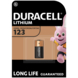 Duracell Batterij CR123A Lithium 1400mAh 3V