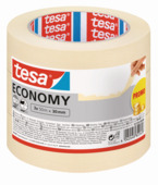 Tesa afplaktape universeel 50m x 30mm beige 3 stuks