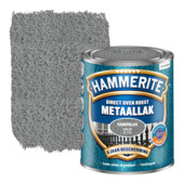 Hammerite metaallak grijs hamerslag 750 ml