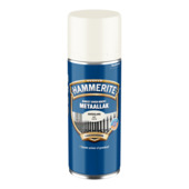 Hammerite metaallak spuitbus hoogglans wit 400 ml