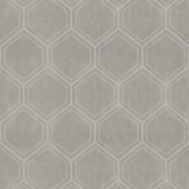 Vliesbehang Hexagon zand 118148
