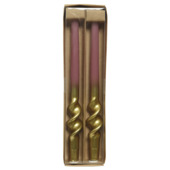 Dinerkaars gedraaid goud roze