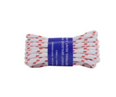 SCHOOT GEVLOCHT. 8MM 16STRENG. RD/WT 5MTR