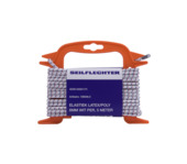 ELASTIEK LATEX/POLY 6MM WIT 5MTR