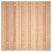 Schutting Douglas Recht extra grote planken ca. 180x180cm