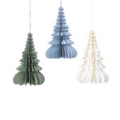 Kersthanger papier kerstboom