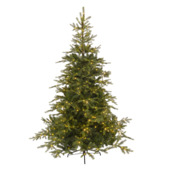 Everlands kunstkerstboom Grandis Fir 240 cm inclusief verlichting