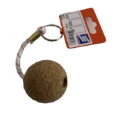 Drijvende sleutelhanger kurk 50 mm