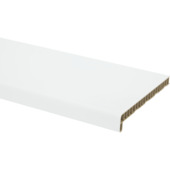 Vensterbank kunststof wit 4x30x300 cm inclusief eindkappen