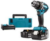 Makita 18V LXT boor-/schroefmachine DDF484RTJ (incl. 2 accu's 5.0Ah + lader)