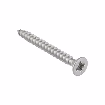 GAMMA schroef universeel platkop RVS 6.0x50 mm 20 stuks