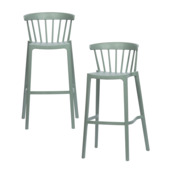 WOOOD barstoel tuin Bliss jadegroen kunststof