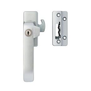 AXA Raamsluiting design met slot SKG 1-ster links aluminium