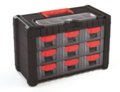 Kistenberg Draagbare Kunststof ladenkast met 9 laden