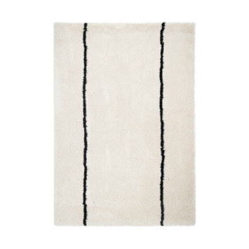 Laagpolig vloerkleed, vierkanten ontwerp, Vloerkleed Zwart, 160 x 230 cm, Tapijten in moderne stijl, Tapijt woonkamer