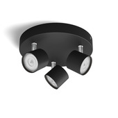 Philips opbouwspot Star zwart | GAMMA