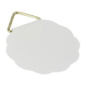 GAMMA schilderijhaak zelfklevend vermessingd 10 stuks