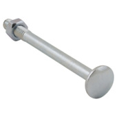 Slotbout verzinkt M8x100 mm 100 stuks