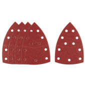 Irwin schuurvel voor multischuurmachines Bosch PSM, Skil, Lux, Metabo, zelfklevend K80, 5 stuks