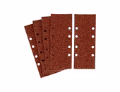 Irwin schuurvel 230 x 93 mm K40 voor klembevestiging, met perforatie voor  Bosch, Skil, Gamma, Makita, Metabo, 5 stuks.