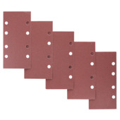 Irwin schuurvel 190 x 93 mm K80 zelfhechtend, met perforatie voor Bosch, Skil, Gamma, Makita, Metabo, 5 stuks.