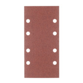 Irwin schuurvel 190 x 93 mm K80/K120/K240 zelfhechtend, met perforatie voor Bosch, Skil, Gamma, Makita, Metabo, 5 stuks.