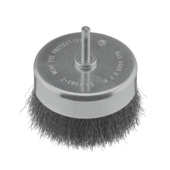 Irwin komstaaldraadborstel Ø80 mm voor (accu)boormachine. Metaal fijn.