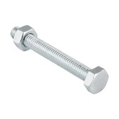 GAMMA zeskantbout verzinkt M8x60 mm 4 stuks