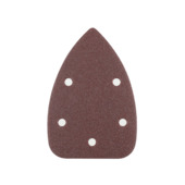 Irwin schuurvel voor handpalmschuurmachine Gamma en OK, zelfklevend K80, 5 stuks