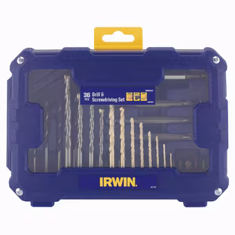 Irwin boren- en bitset 36-delig