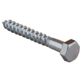 Houtdraadbout verzinkt M8x60 mm 200 stuks