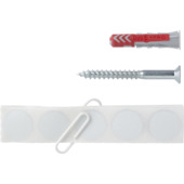 Fischer DuoPower plankbevestiging 6x30mm set compleet met schroef 12 stuks