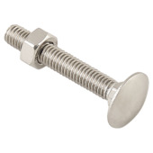 GAMMA slotbout M6 x 40 mm RVS 8 stuks