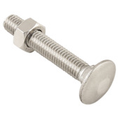 GAMMA slotbout M8 x 50 mm RVS 6 stuks