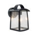 LUTEC buitenlamp Kelsey met waterglas, mat zwart , hoogte 32 cm