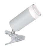 Lutec Connect klemspot Klipa wit LED, wit en gekleurd licht