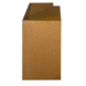Overzetprofiel hoek Corten staal voor stapelblokken 17x45x12 cm