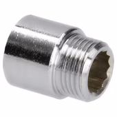 Sanivesk Kraanverlengstuk 3/8"Fx3/8"M L15mm Chroom