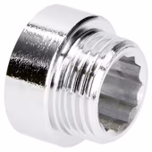 Sanivesk Kraanverlengstuk 3/4"Fx3/4"M L10mm Chroom